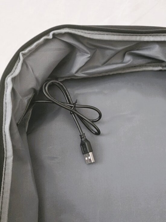 NWT! Muisse Laptop Travel Backpack Duffel Tote w/USB Cord and Luggage Strap main image 5